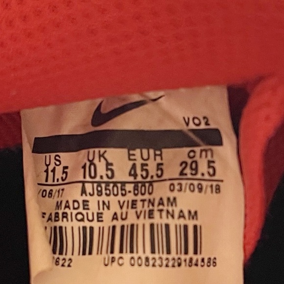 Nike Air Force 1 Low Ultraviolet Siren Red Mens US 11.5 - Picture 6 of 6